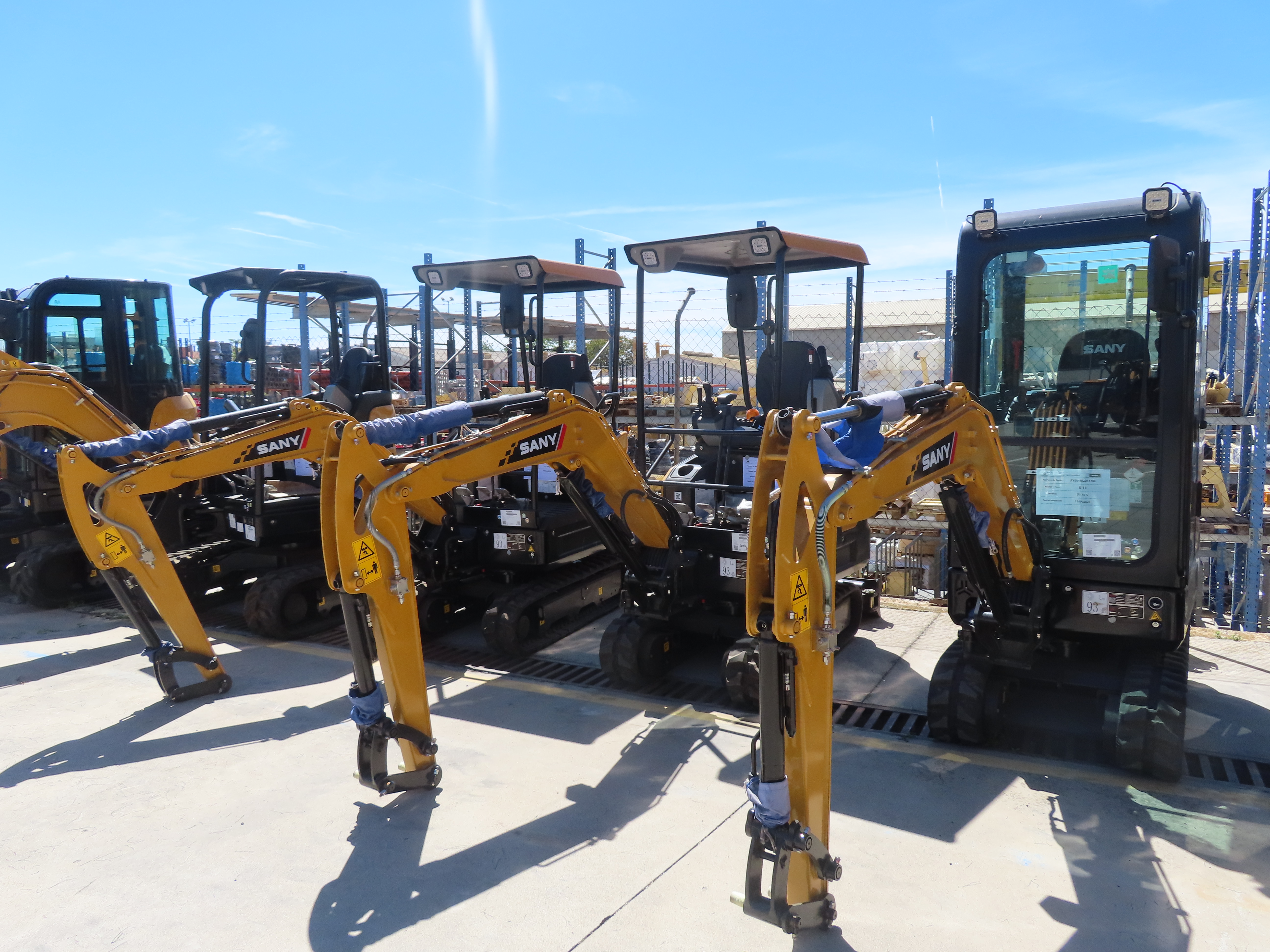 SANY irrumpe el mercado con sus miniexcavadoras